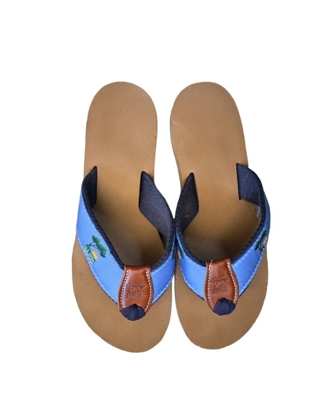 2008 US OPEN TORREY PINES golf sandals flip flops beach coastal lightweight M-L - Picture 3 of 9